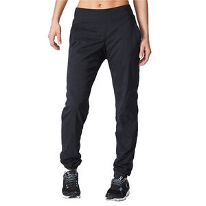 Solfire Amelia Women's Track Pants Size M Black Pinstripe Joggers Lightweight